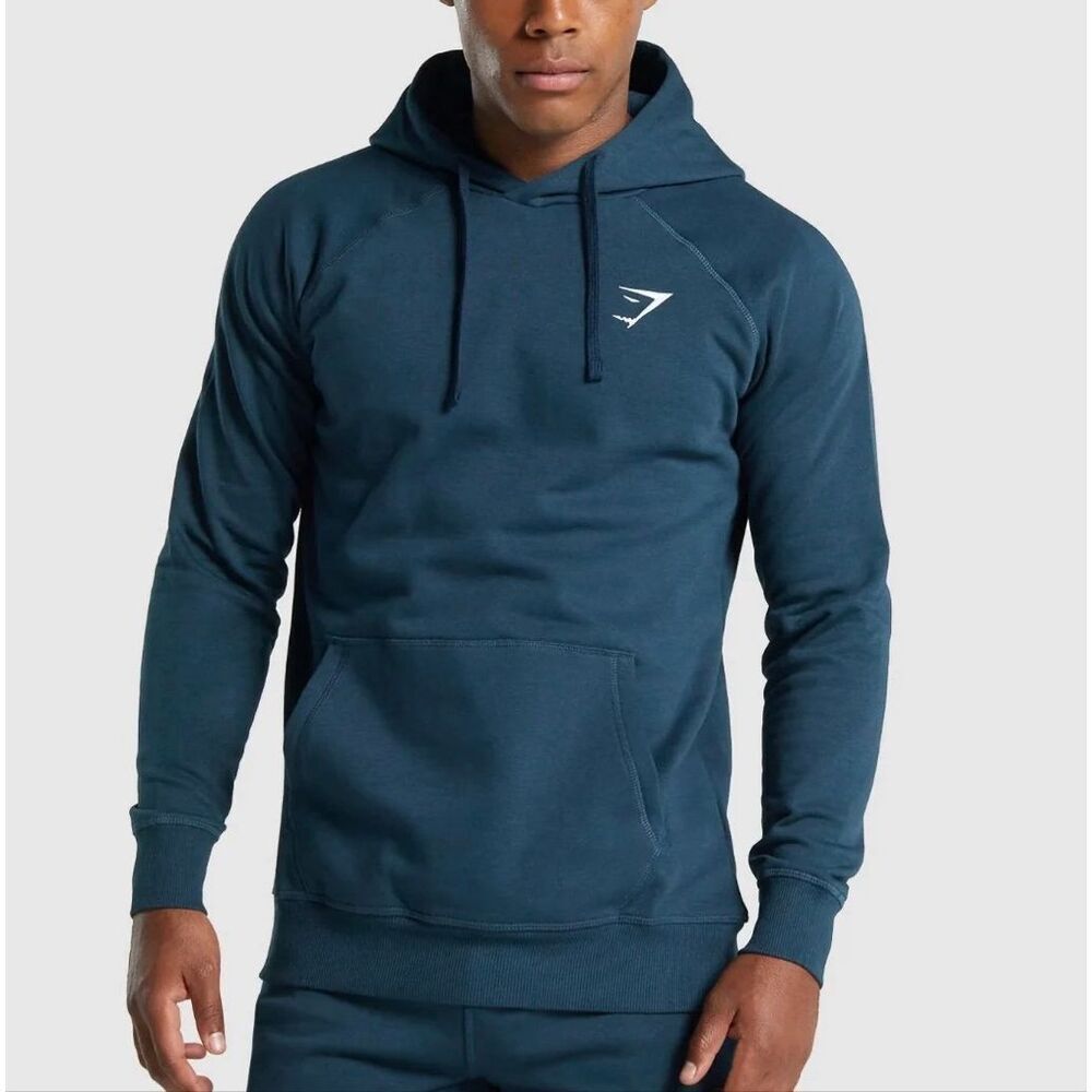 Gymshark Hoodie Sweatshirt Crest Athletic XL‎ Teal